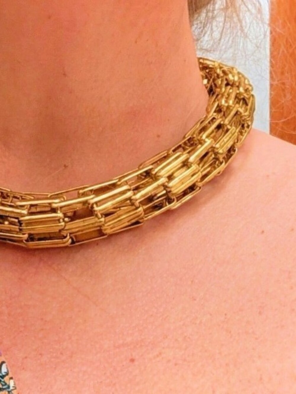 Vintage MASSIVE Chain Link Necklace ~ Aldo